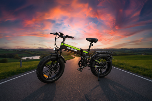 35MPH Electric Bike – Open Road Dusk Shot