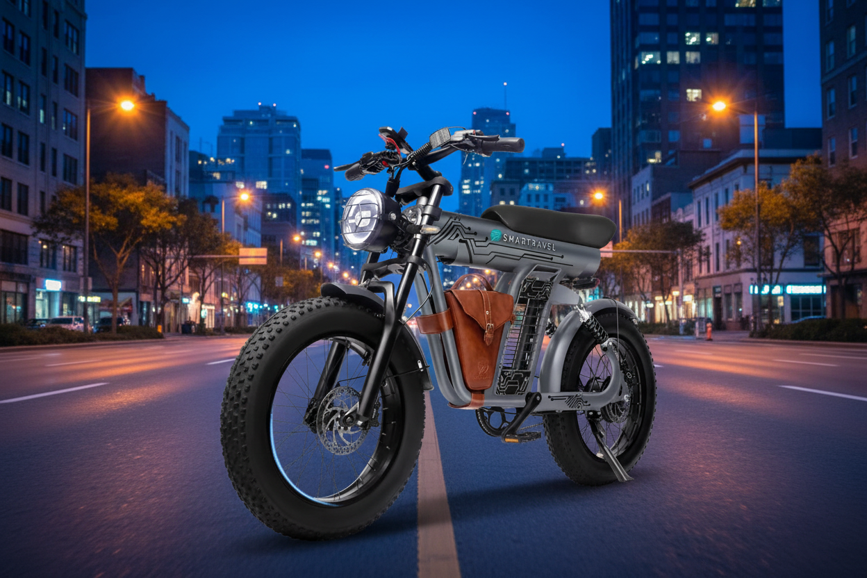 eBike Boys 1200W – Blue Hour Boulevard Shot