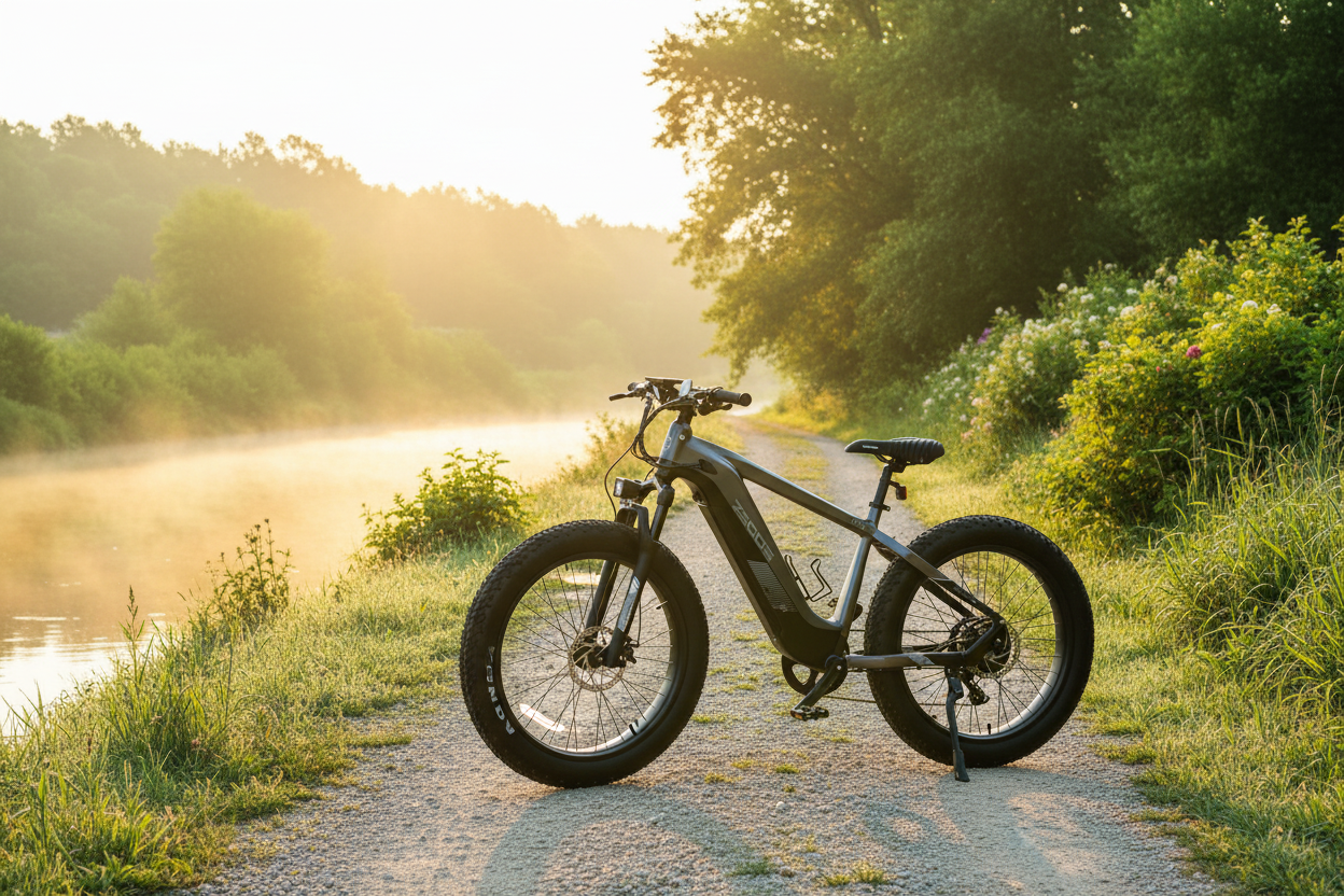 eBike Boys 52V 750W Adult eBike – Riverside Morning Shot